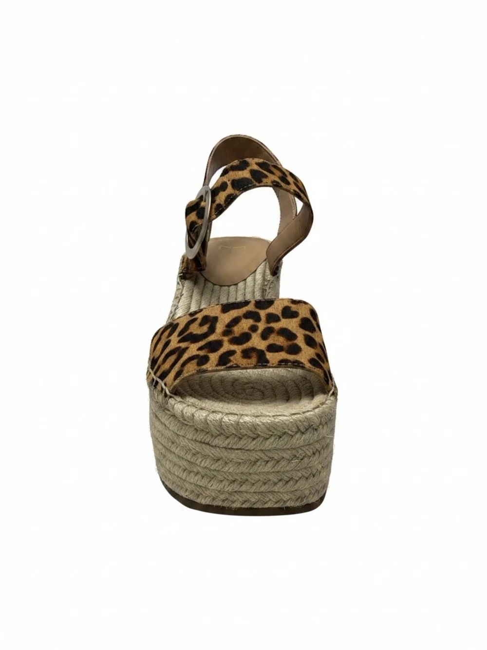 Marc Fisher Leopard Print Espadrille Platform Sandals size 10